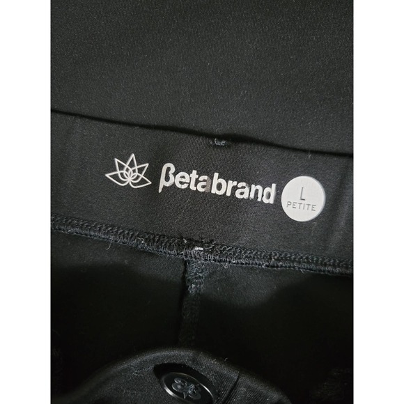 BETABRAND Boot Cut Dress Yoga Trouser Pants Black Size Large Petite - Picture 10 of 11